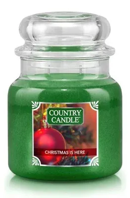 Immagine prodotto di Candela profumata Country Candle, tema natalizio, media, con due stoppini (453 g)
