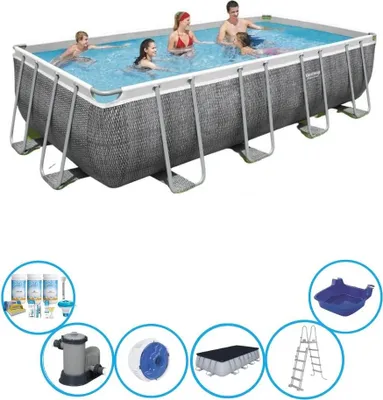 Zdjęcie produktu dla Bestway - Basen Power Steel - Z akcesoriami - 549x274x122 cm