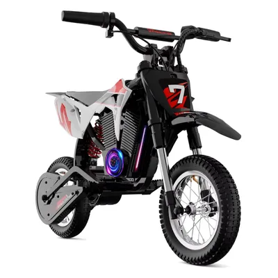 Produktbild von EVERCROSS EV12M PRO Rot Elektro Motorrad Kinder, Elektromotorrad mit 300W Motor, 15KM Lange Reichweite, 12'' Luftreifen, Bluetooth Musik