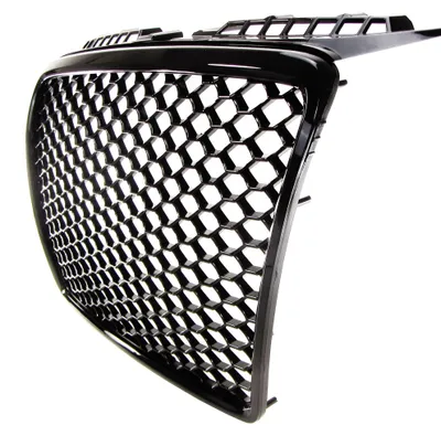 Kühlergrill Sportgrill Waben Gitter SCHWARZ GLANZ für Audi A3 8P ab 2005-2008 – Produktansicht