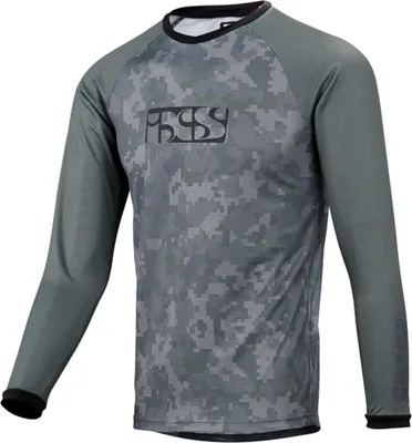 Zdjęcie produktu dla iXS Pivot 8.1 Kids Jersey, Koszulka, Dziecko, Męski, Kamuflaż, Szary, Wzór, Wzór kamuflażu