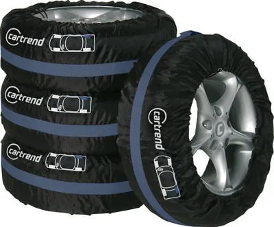 Produktbild von cartrend Reifentaschen-Set, Reifenschutzhülle, 4-teilig, wasserabweisend, waschb