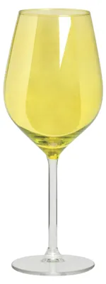 Weinglas Gelb 50 cl, 6 cm, spülmaschinenfest