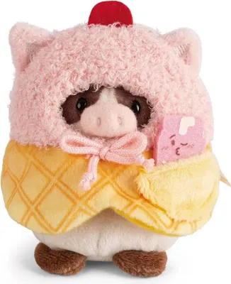 Image de nici Set de peluches Vache Moona avec milk-shake et costume de glace molle en boîte cadeau Autres