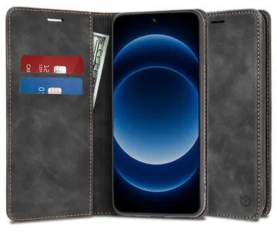 Obrázek produktu pro Techsuit Confy Book Wallet flip cover pro Xiaomi 14 Ultra - Black