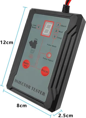Produktbild von Kraftstoffinjektorstester und Adapter für die Diagnosereinigung von Injektoren DIY-Werkzeugkits 12 V/5 V Schaltbarer Kurzschlussschutz
