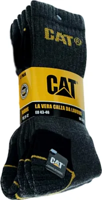 Produktbild von 3 Paar CAT Caterpillar Work Arbeitssocken - Farbe: grau/weiß/schwarz - Größe: 41-45