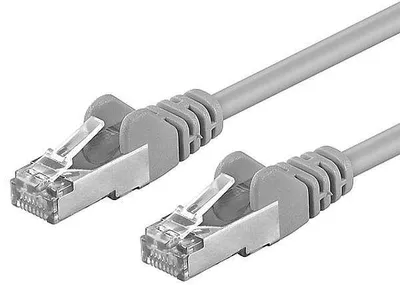 Produktbild von PremiumCord SP6ALSOH010, 1 m, Cat6a, SF/UTP (S-FTP), RJ-45, RJ-45, Grau