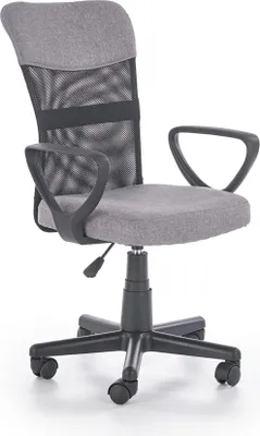 Obrázok produktu pre Halmar Kancelárska stolička s podrúčkami Timmy - sivá / čierna