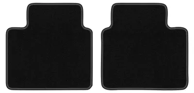 Produktbild von Velours-Fußmatten Hinten für Ford Focus MK4 2018- (Schrägheck/Limousine/Kombi) – 2-tlg, Schwarz, passgenau – Wielganizator LUX