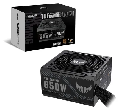 Zdjęcie produktu dla Asus Tuf-Gaming-650B, 650 W, 100 - 240 V, 25 A, 130 W, 612 W, 130 W