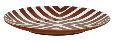 Productafbeelding van Pomax Amuse dessertbord, porselein, roodbruin, Ø 22, hoogte 2 cm
