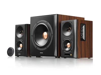 Obrázek produktu pro Edifier S360DB - 150 W - PC - černá - dřevo - MDF desky - otočné ovládání - 85 dB