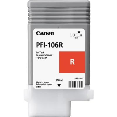 Produktbild von Canon PFI-106 R, Rot, Tinte auf Pigmentbasis, 1 Stück(e)