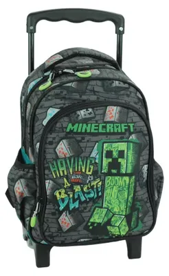 Produktbild von Minecraft Metro Art Blast rollender Kindergarten Rucksack,