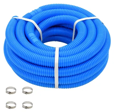 Produktbild von Pool- und Spa-Zubehör - Poolschlauch mit Klemmen blau 38mm 12m