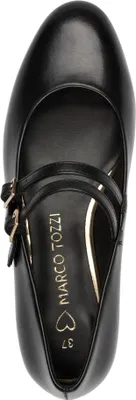 Produktbild von MARCO TOZZI Damen Pumps Riemchenpumps mit kleinem Blockabsatz 2-22209-44, Größe:41 EU, Farbe:Schwarz