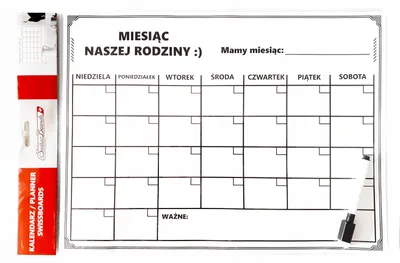Obrázok produktu pre Kalendár na chladničku, formát 30x40 cm