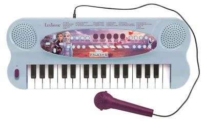 Zdjęcie produktu dla Lexibook - Disney Frozen - Klawiatura elektroniczna z mikrofonem (32 klawisze) (K703FZ)