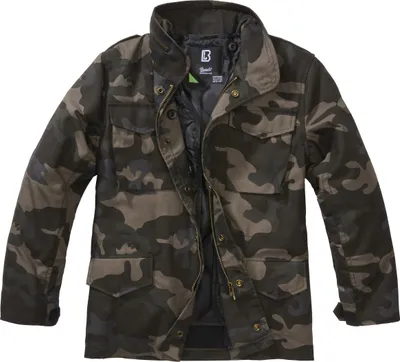 Produktbild von Brandit Kinder M65 Classic Outdoorjacke Größe 134/140 Farbe Dunkles Tarnmuster