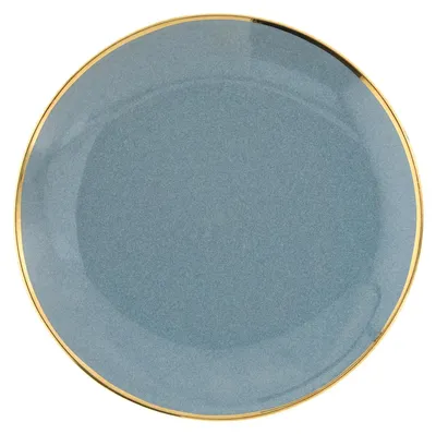Immagine prodotto di SIREN DUKA, piatto da colazione "Delightful", 21 cm, verde con dettagli dorati