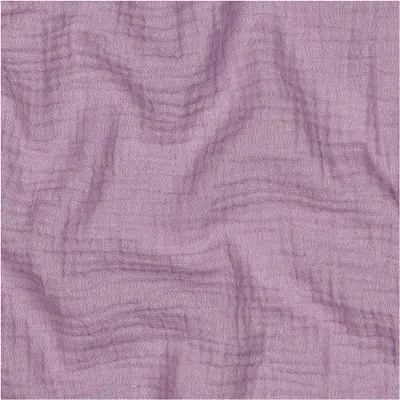 Musselin Bio Organic ab 1m Baumwollstoff Double Gauze Mulltuch Stoff Oeko-Tex lavendel