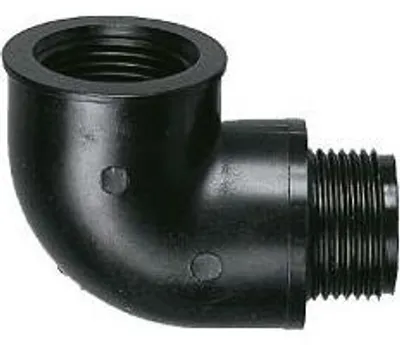 Image de Coude Polypropylène M/f 26x34 Raccordement Coudé Pp Résistant - Rain Irrigation
