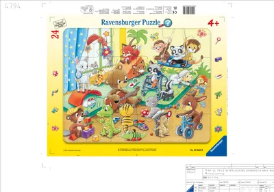 Zdjęcie produktu dla RAVENSBURGER SPIELEVERLAG GMB W przedszkolu dla zwierzt 0 0 szt