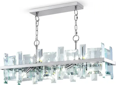 Produktbild von Maytoni Cerezo Kristall Kronleuchter, 8 flammig, Chrom, Dimmbar