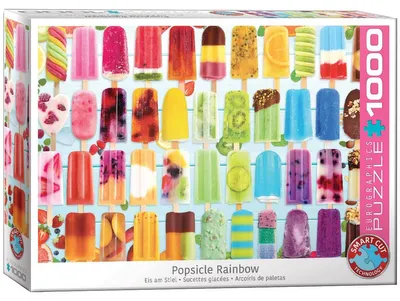 Produktbild von Eurographics 1000 Teile - Eis am Stiel Regenbogen