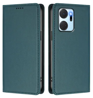 Immagine prodotto di Custodia in pelle per Honor X7A, custodia a libro magnetica in Finto cuoio con supporto, verde