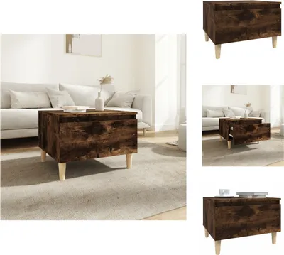 Obrázok produktu pre vidaXL Bočný stolík údený dub 50x46x35 cm materiál na báze dreva - Bočné stolíky