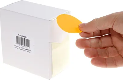 Image de rillprint  89321 rillprint Markierungspunkte, Durchmesser: 50 mm, neonorange
