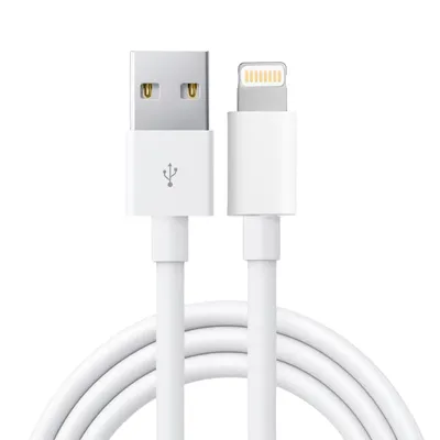 Produktbild von iPhone Lightning Ladekabel 1m – USB-A auf Lightning Ladekabel – Ladekabel für iPhone 5 bis 14 Pro Max, iPad, iPod & AirPods