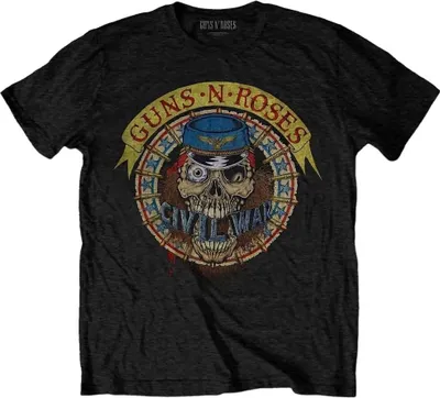 Obrázek produktu pro Guns N' Roses Skull Circle Black XL Tričko