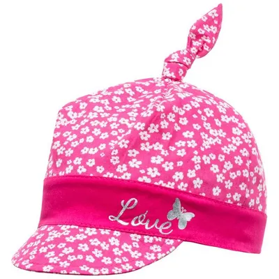 Produktbild von Mädchen Mütze Schirmmütze Sommermütze Sommerkappe Kopftuch, Fuchsia Gr. ,52