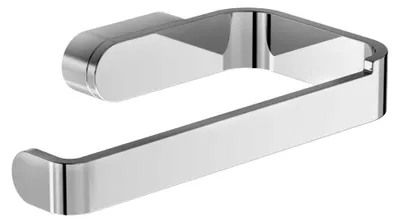 Produktbild von Toilettenpapierhalter Aura in Chrom – Ohne Deckel – Wandmontage mit Befestigungsmaterial