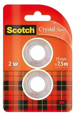Produktbild von Scotch 61975R2, 7,5 m, Rot, Weiß, 19 mm, 21 g, 2 Stück(e), 88 mm