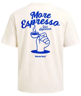Produktbild von Herren T-Shirt - More Espresso - Oversized Relaxed Fit Sommer Fashion Streetstyle Neverless®