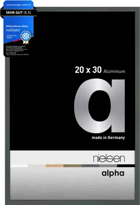 Produktbild von nielsen Aluminium Bilderrahmen Alpha, 20x30 cm, Platin