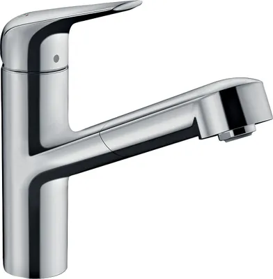 Immagine prodotto di hansgrohe Focus M42 Mitigeur monocommandé pour cuisine 150, éco, 1 jet, chrome, 71865000, 71865000