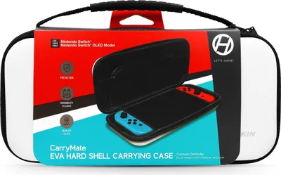 Obrázek produktu pro Hyperkin CarryMate EVA Nintendo Switch/Switch OLED/Switch Lite Hard Shell Case (Solid White)