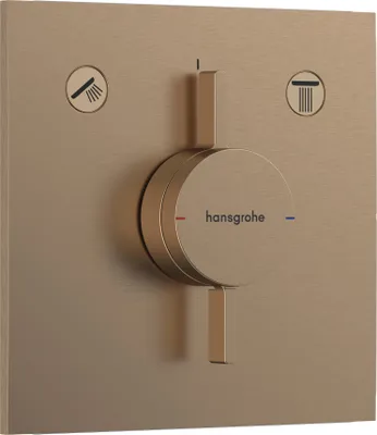 Immagine prodotto di Mitigeur hansgrohe DuoTurn E, encastré, 2 points d'eau, 2 fonctions, rosace rectangulaire, 75417140, 75417140