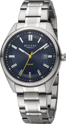Image de Regent Métal Montre Homme Quartz argenté Bracelet métallique D2URF1541