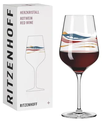 Wijnglas 500 ml – Kristallglas mit Roségold-Dekor