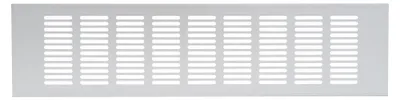 Productafbeelding van Europlast RA1040S – Aluminium ventilatierooster, 100x400 mm, zilverkleurig