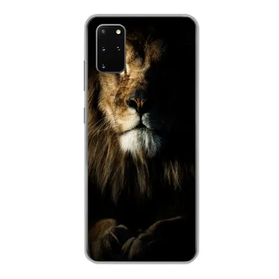 Produktbild von MuchoWow® Handyhülle Schutzhülle Hülle für Samsung Galaxy S20 Plus Löwe - Licht - Porträt Silikon Softcase Handy Hülle - Hartschale