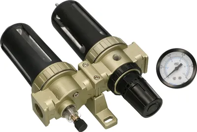 Productafbeelding van KOTARBAU® Drukregelaar waterafscheider perslucht olieafscheider compressor filter voor persluchtgereedschap met manometer