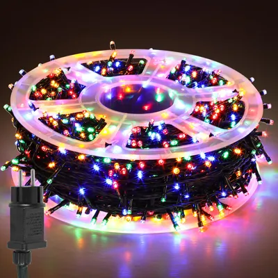 Obrázok produktu pre Faziango 30M LED rozprávkové svetlá 300LEDs 8 módov s pamäťovou funkciou, vianočná strana Záhrada Prevádzka blikajúce hviezdy Efekt dekorácie Farebné