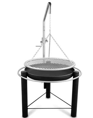 Produktbild von Libatherm hoher Schwenkgrill 70 cm Stahl und Edelstahl Grillgalgen und Feuerschale